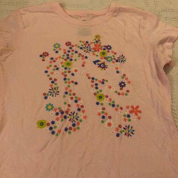 Unicorn Girls Tee Shirt XL pink comfortable - Picture 2 of 4